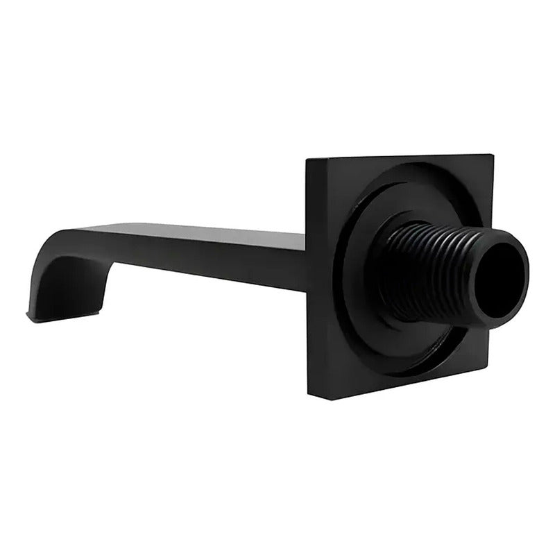 Pico Para Tina O Jacuzzi Cuadrado Negro Mate