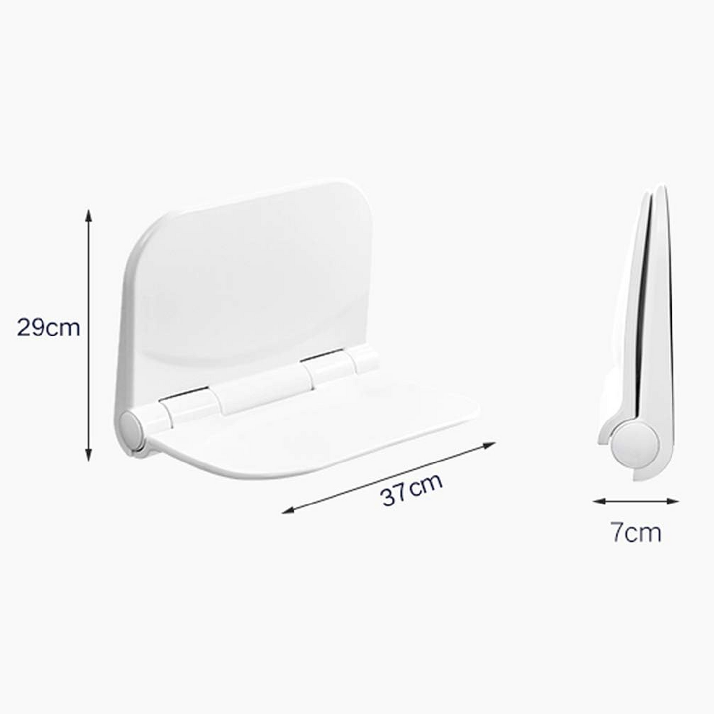 Silla Plegable Institucional Para Ducha Blanco