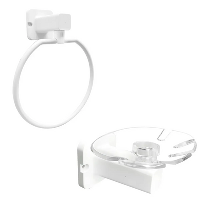 Juego Accesorios Para Baño Blanco Tayrona X6 Piezas