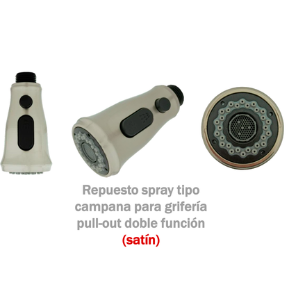 Repuesto Spray para Griferia Lavaplatos Pull Out Satinada