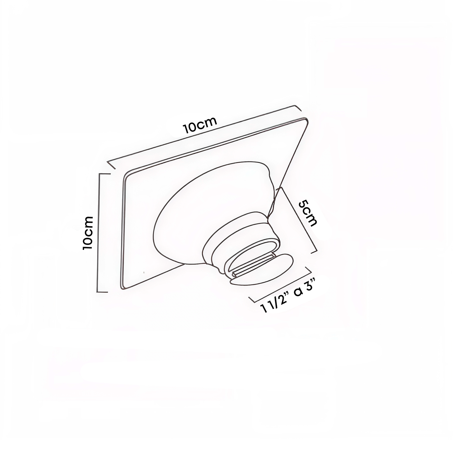 Rejilla de Piso Cuadrada 10*10cm Plateada Satinada