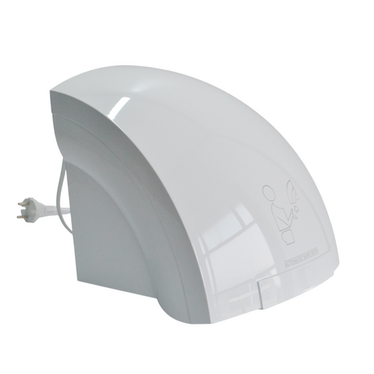 Secador De Manos Elecrico Plastico Blanco Voltaje 110v