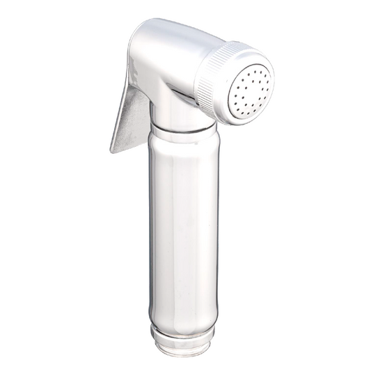 Ducha Bidet en Zamak Plateada Cromada Cilindrica