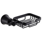 Jabonera Canastilla para Baño en Aluminio Negro Mate Turm