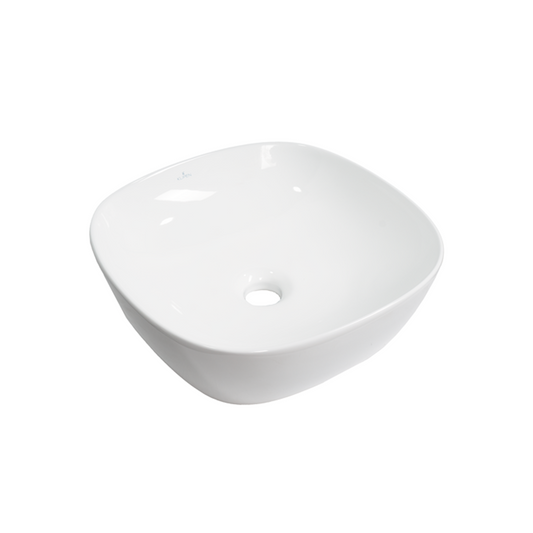 Lavamanos de Sobreponer en Ceramica Cuadrado 41cm