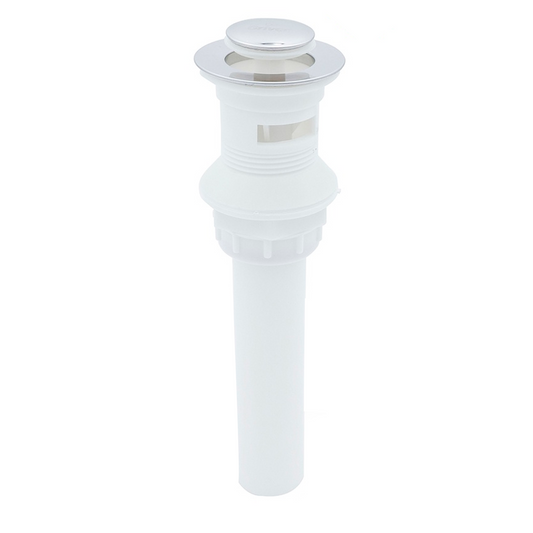 Desague de Push para Lavamanos con Boton en Acero Inox