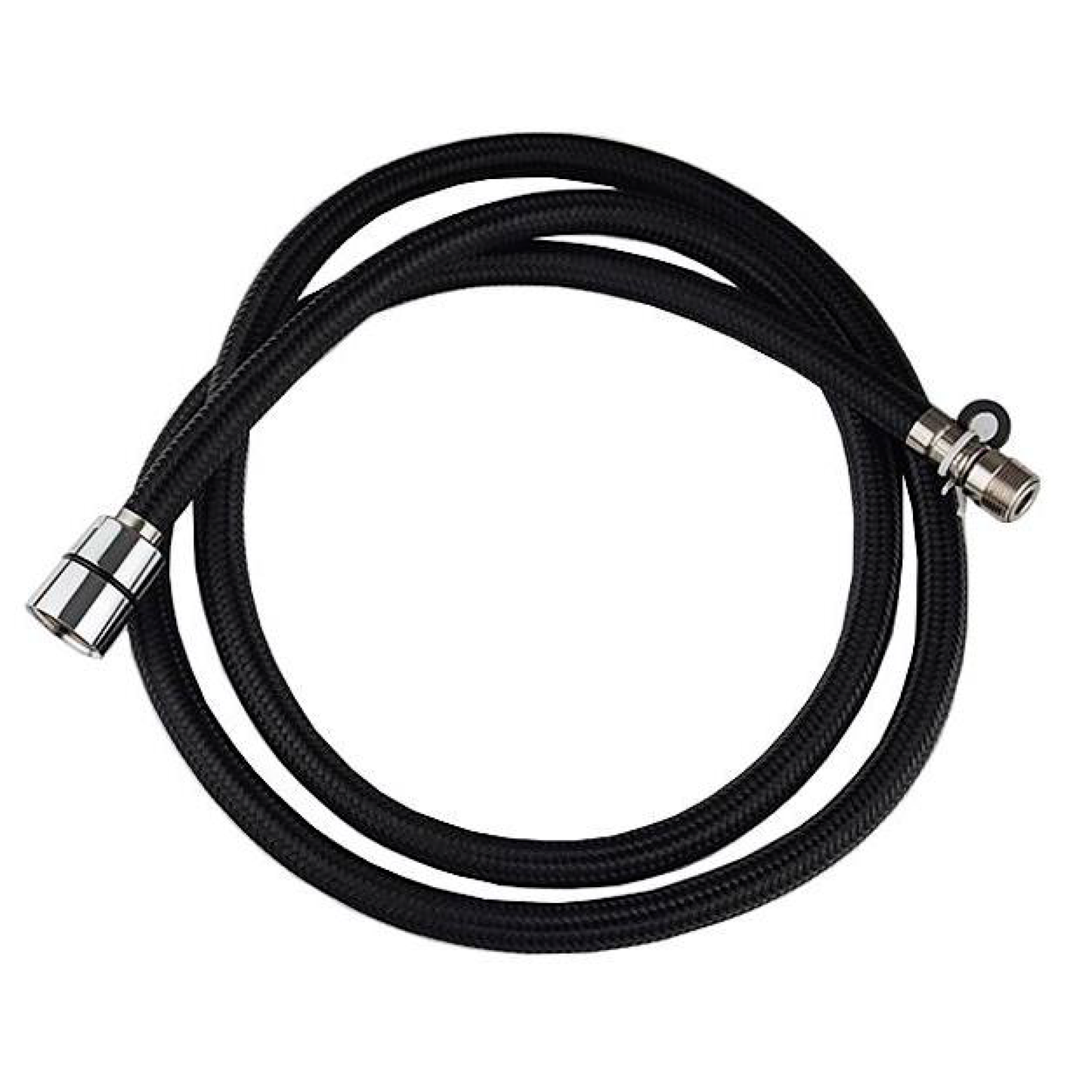 Manguera para Extension de Lavaplatos Nylon Negra 150cm