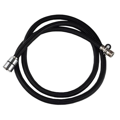 Manguera para Extension de Lavaplatos Nylon Negra 150cm