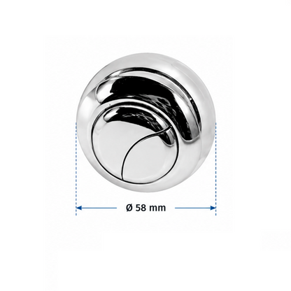 Boton Pulsador Doble Descarga de 58mm