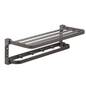 Toallero Hotelero para Baño en Aluminio Gris