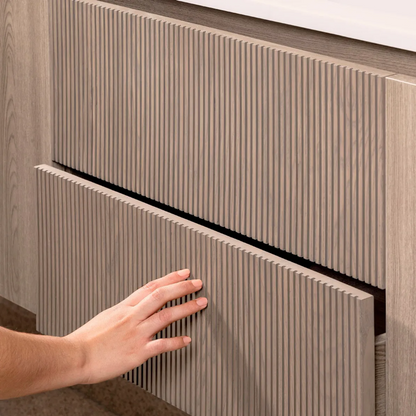 Conjunto Mueble Lavamanos Sophie Lenga 120 cm Texturado