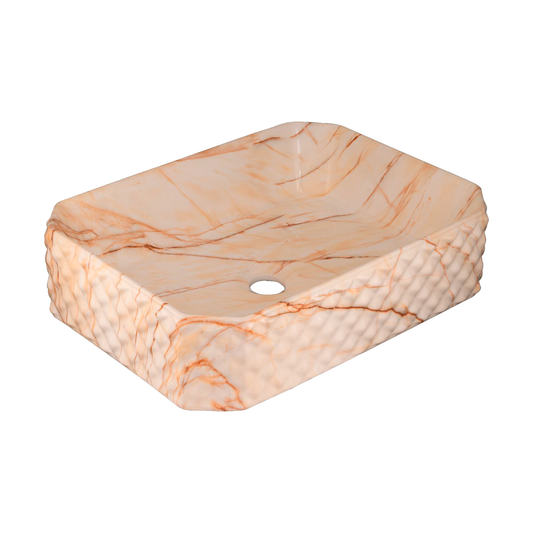 Lavamanos Sobreponer Rectangular Stella Beige