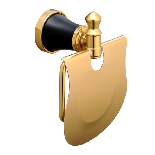 Portarrollo para Baño Aluminio Dorado Diamante
