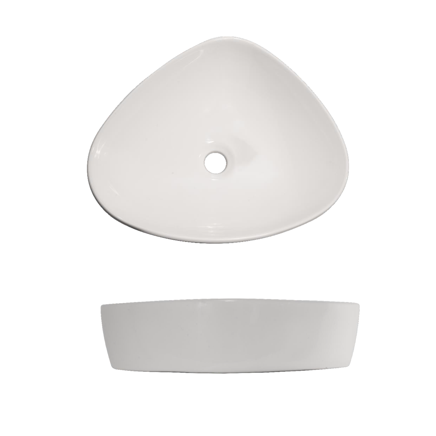 Lavamanos Blanco Sobreponer Blanco Triangular