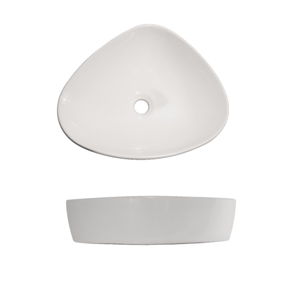 Lavamanos Blanco Sobreponer Blanco Triangular