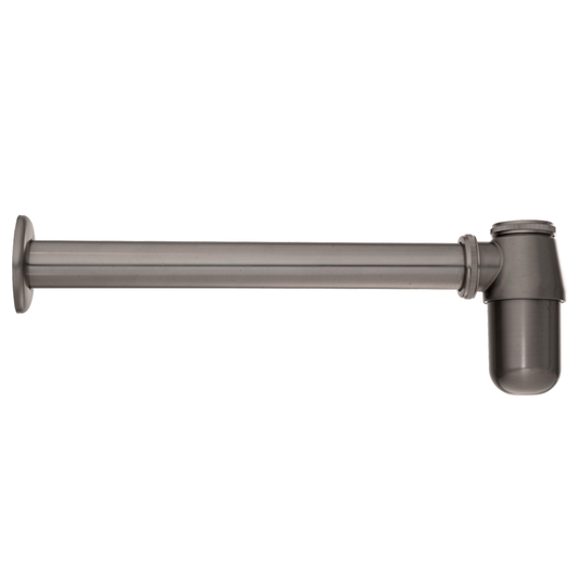 Sifon en U Pastilla Lavamanos Acero Inox Gris Gun Gray
