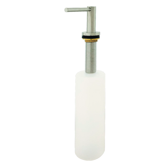 Dispensador de Jabon Mesa Institucional Acero Plateado