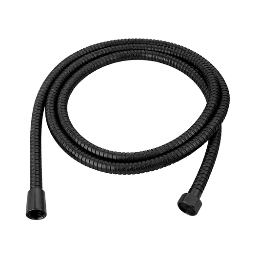 Manguera para Teleducha 2m en Acero Inoxidable Negro Mate