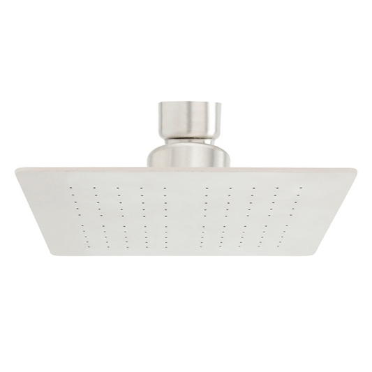 Regadera Ducha Cuadrada 4 PuLG 10cm Plateada