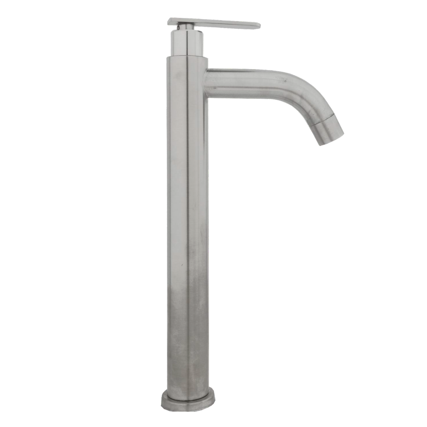 Griferia Lavamanos Agua Fria Alta Plateada Cylinder (Copia)