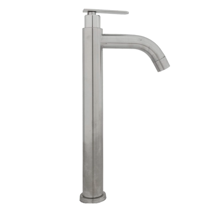 Griferia Lavamanos Agua Fria Alta Plateada Cylinder (Copia)