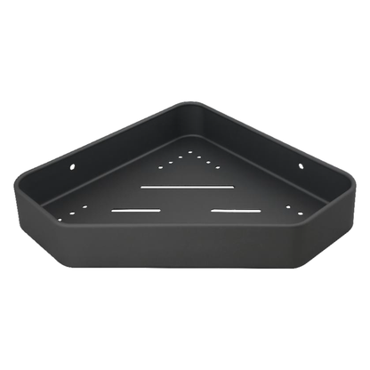 Repisa Esquinera para Baño Gris Aluminio Moderna