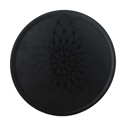 Ducha Regadera Redonda Negra Mate 22cm Estilo Like