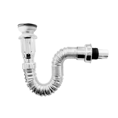 Desagüe Para Lavamanos Plegable Tipo Push Con Tapón