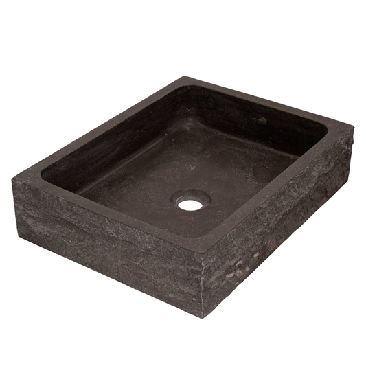 Lavamanos Sobreponer en Piedra Natural Rectangular