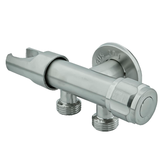 Registro-Soporte-Desviador Satinado en Acero 304