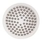 Ducha Regadera Redonda en ABS 15cm Plateada