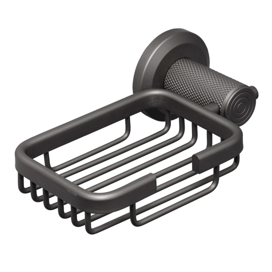 Jabonera Canastilla para Baño en Aluminio Gris Zafiro