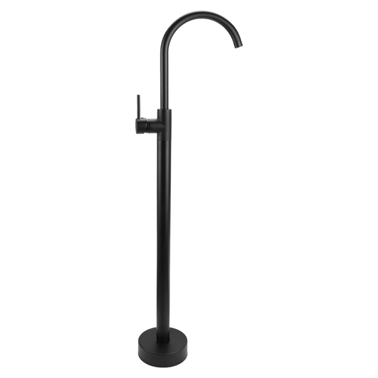 Griferia Monocontrol Llenado de Tina Pedestal Negro Mate
