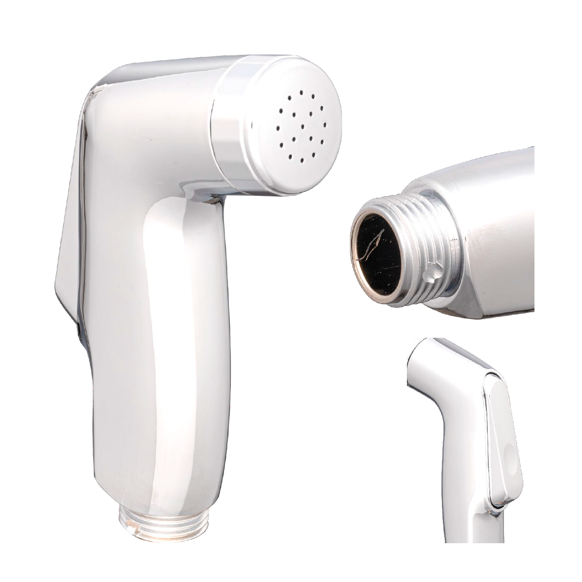 Ducha Bidet en ABS Plateada Cromada Tipo Pist