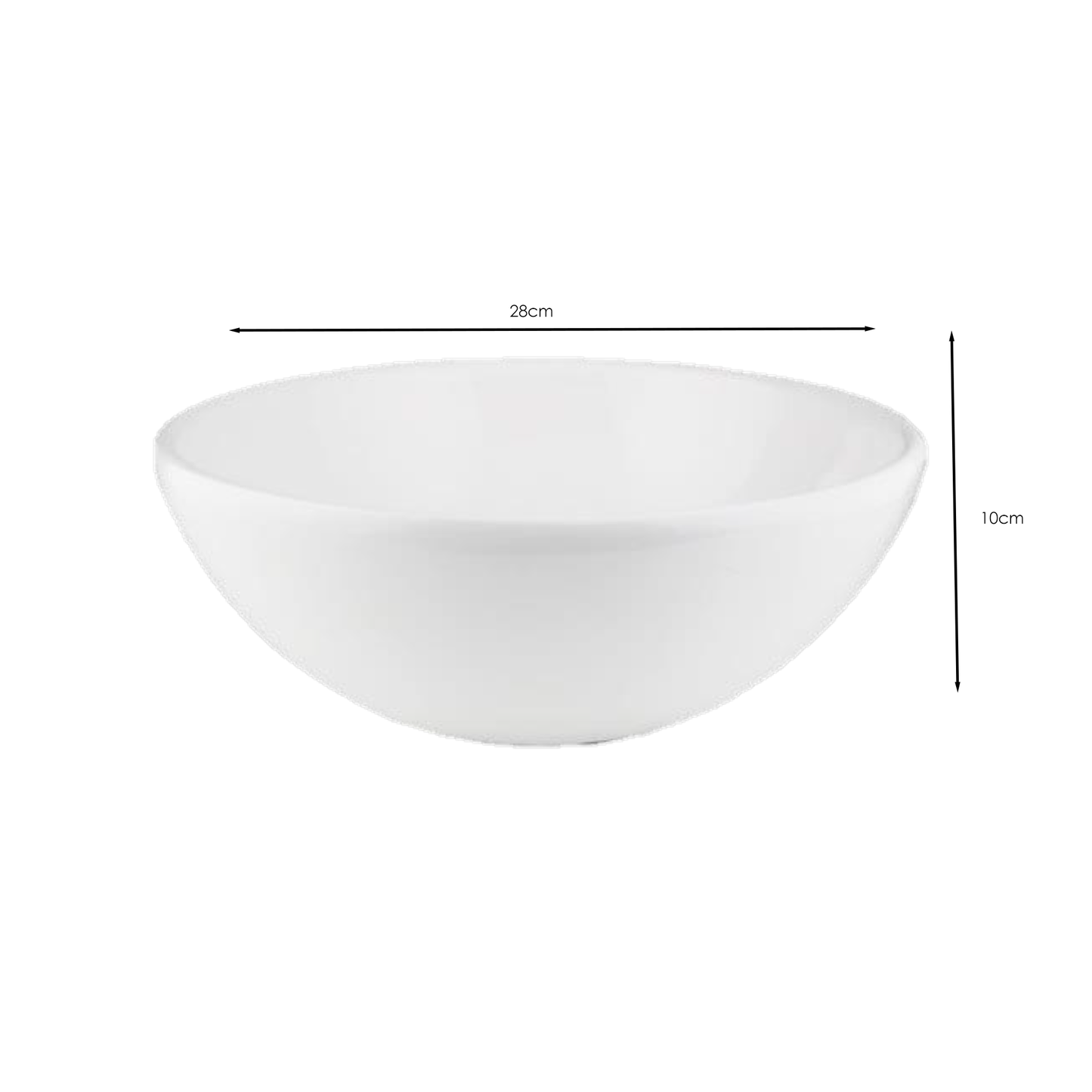 Lavamanos de Sobreponer en Ceramica Pequeño 28cm