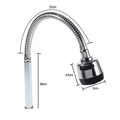 Repuesto Cuello de Griferia Agua Fria Flexible Cromada