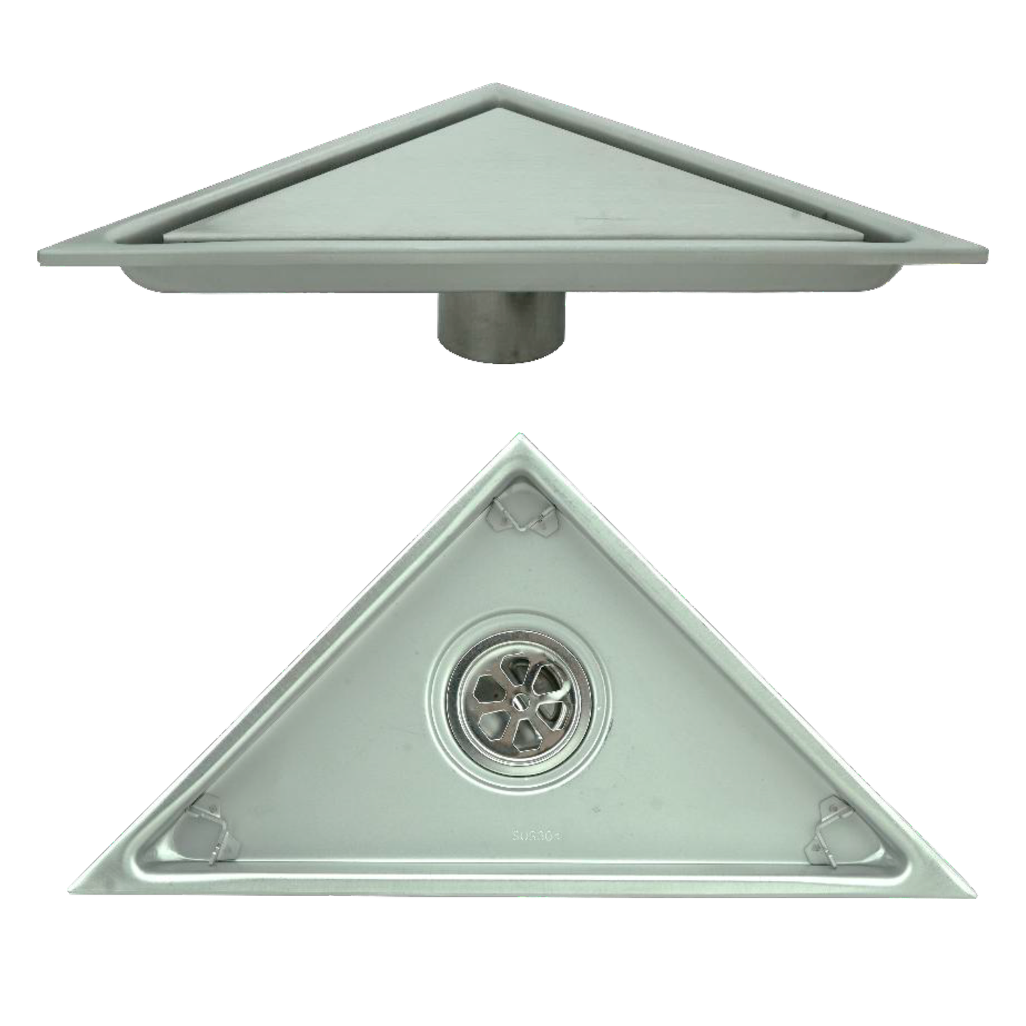 Rejilla de Piso Invisible Triangular 20cm Acero