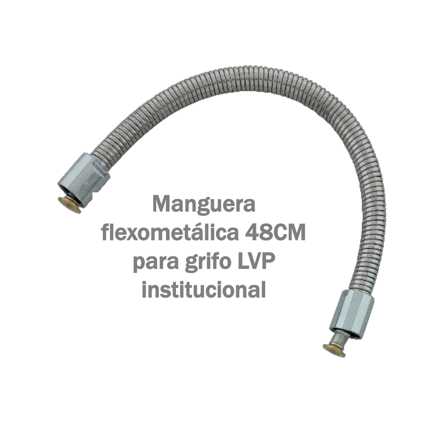 Manguera Flexometalica para Griferia Restaurante 48cm