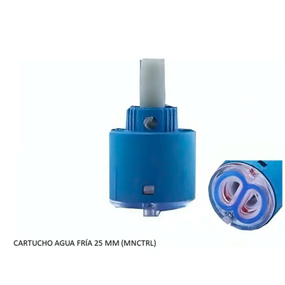 Cartucho Agua Fria 25mm Monocontrol Tipo Globo