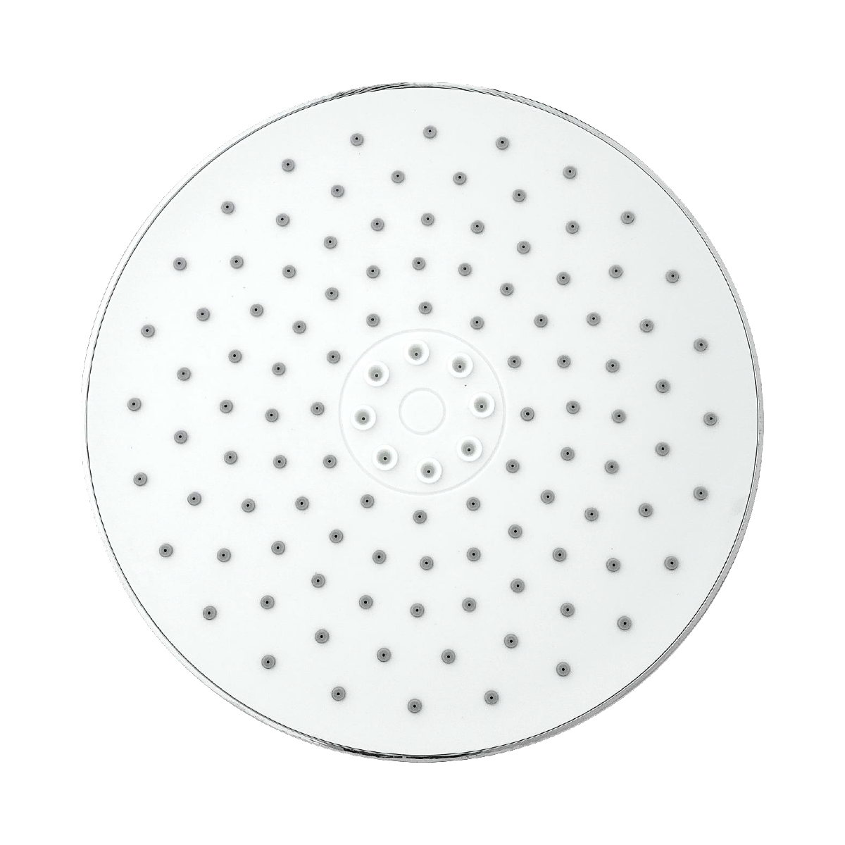 Ducha Regadera Redonda en ABS 15cm Mariposa