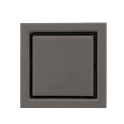 Rejilla de Piso Cuadrada 10*10cm Gris Invisible