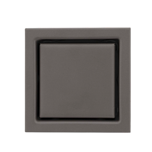 Rejilla de Piso Cuadrada 10*10cm Gris Invisible