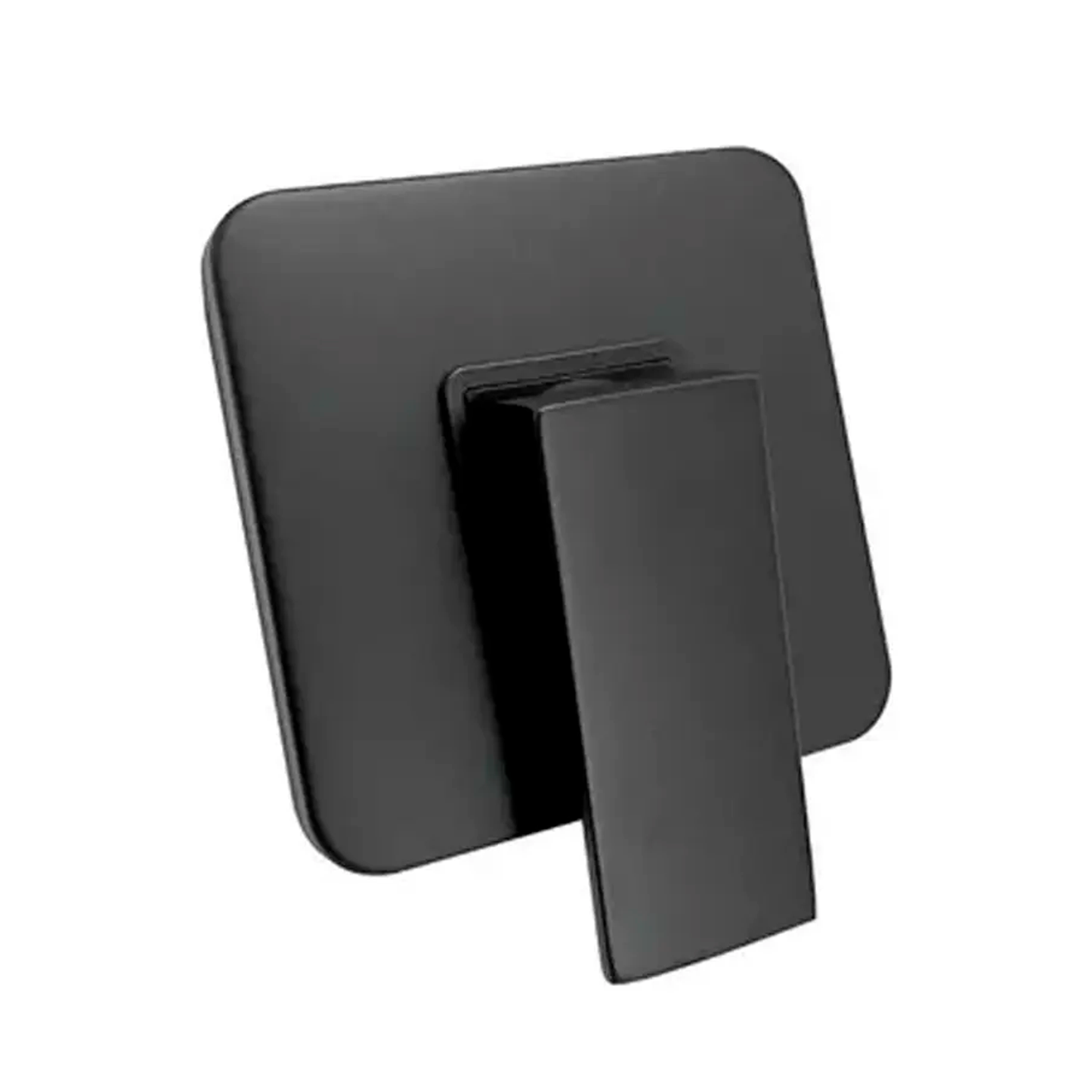 Kit Ducha Cuadrada 15cm+Mezclador Negro+Tubo Cuadrado 01