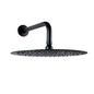 Ducha Regadera Redonda12Pulg (30cm) Negro Mate