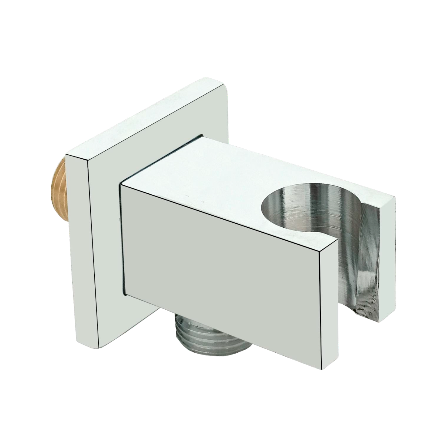 Portateleducha Cuadrado con Salida a Manguera