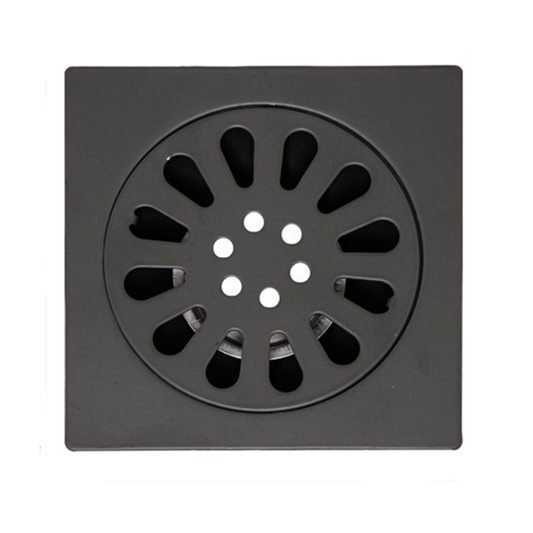 Rejilla de Piso Cuadrada 10*10cm Gris Mate Sol Gun Gray
