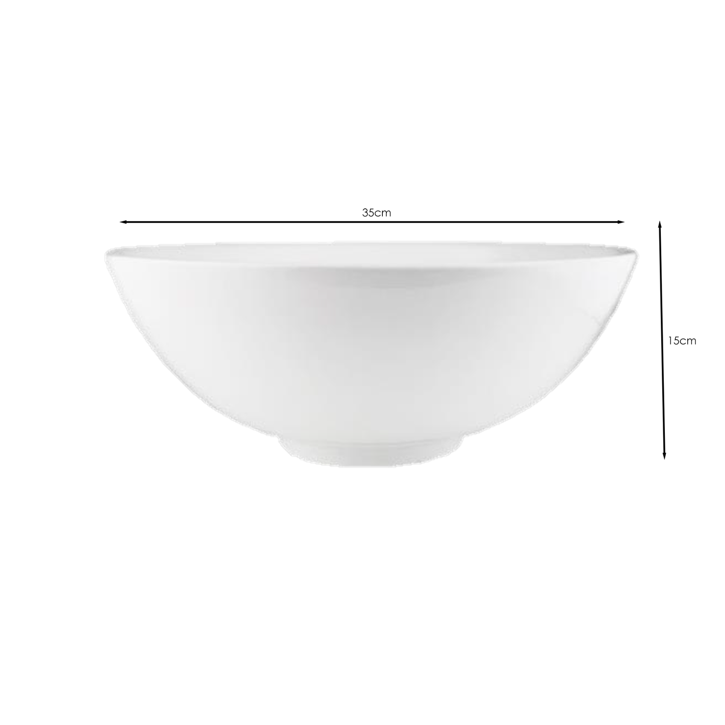 Lavamanos de Sobreponer en Ceramica Pequeño 35cm