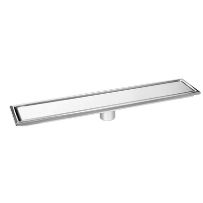 Rejilla de Piso Invisible 50*10cm Antiolor Plateada