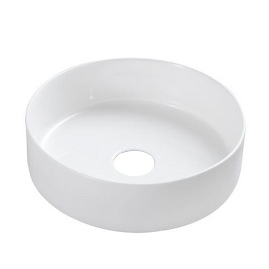 Lavamanos Redondo Blanco 36*36*12cm Brillante