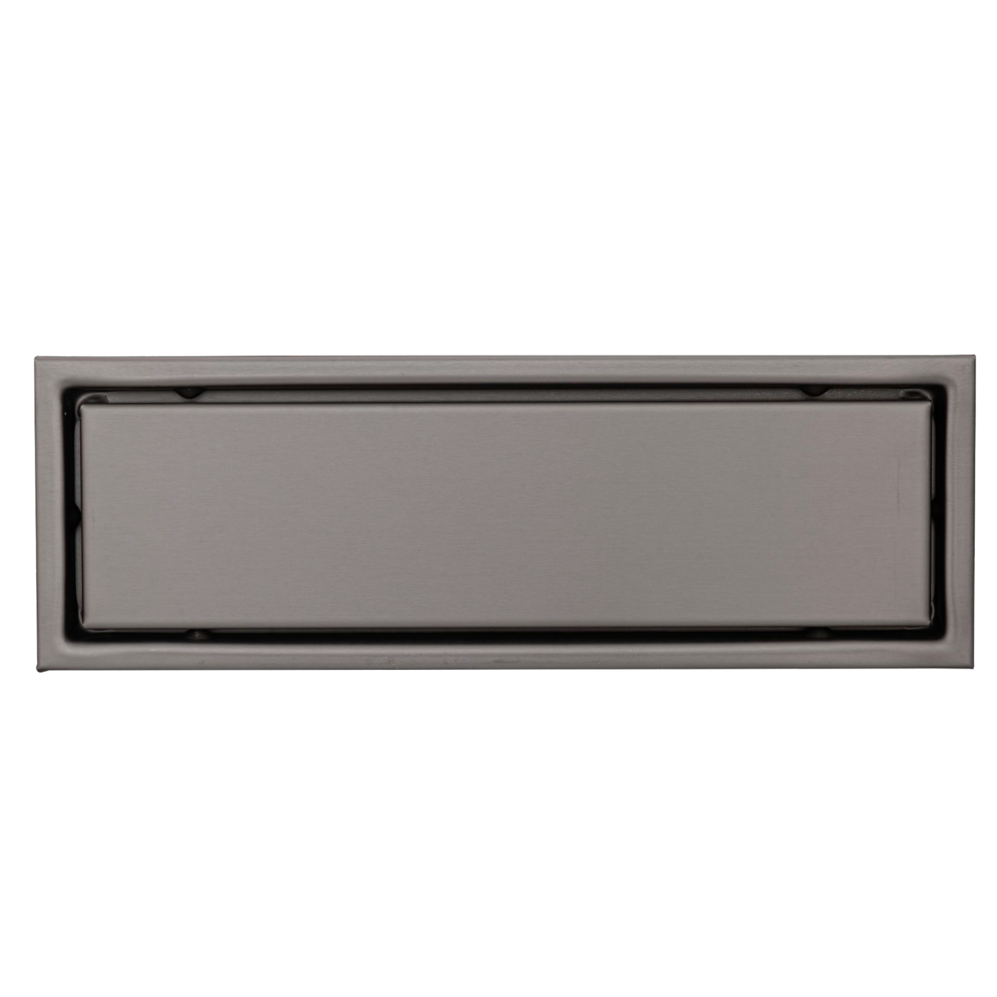Rejilla de Piso Cuadrada 30*10cm Gris Invisible
